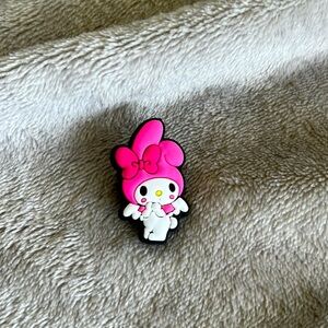 Pink and White My Melody Jibbitz Croc Charm